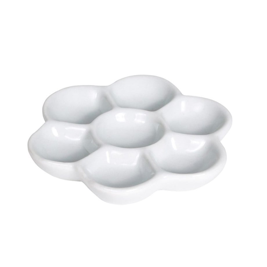 Umezara Porselen Palet 7 Bölmeli 8,5 cm