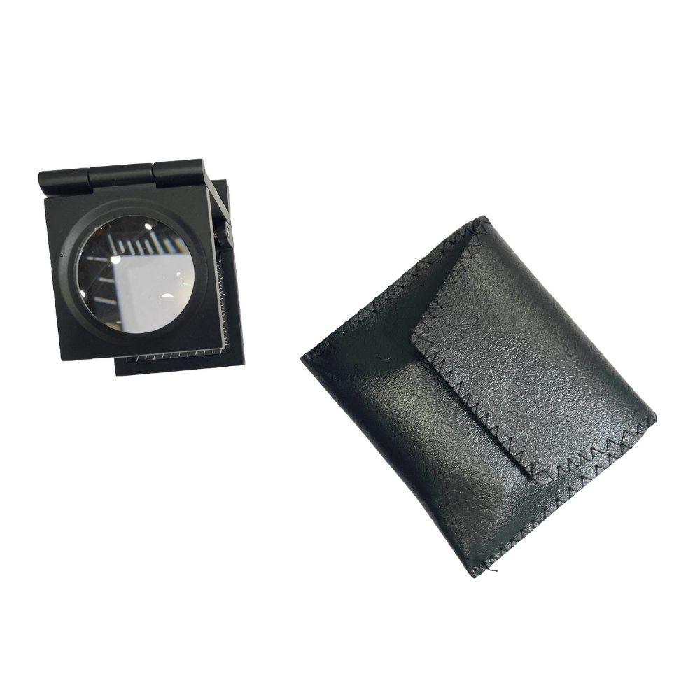 Vera Sanat Kumpaslı Hassas Dereceli Katlanır El Büyüteci