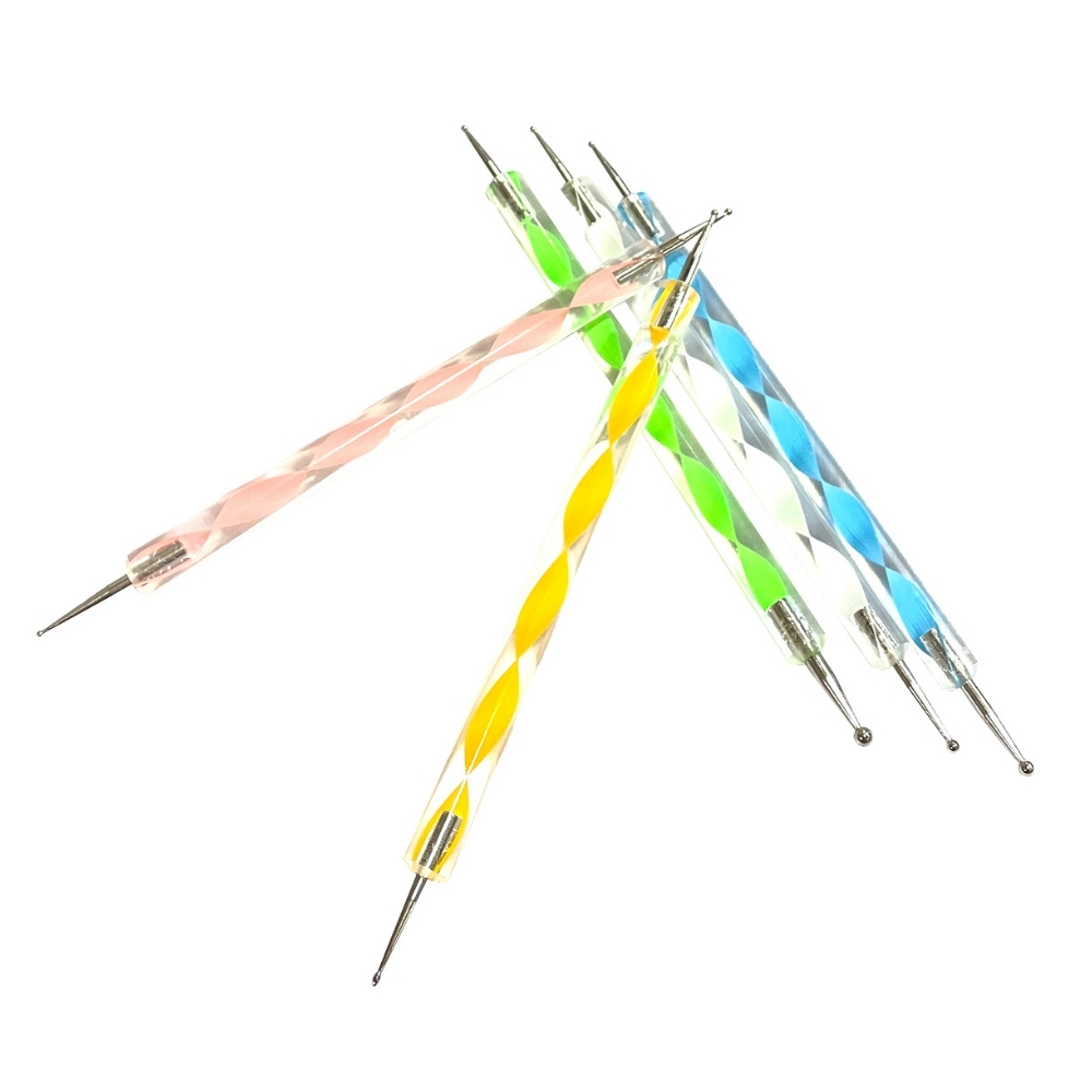 Vera Sanat Metal İğne Perdah Seti 5li Plastik Sap