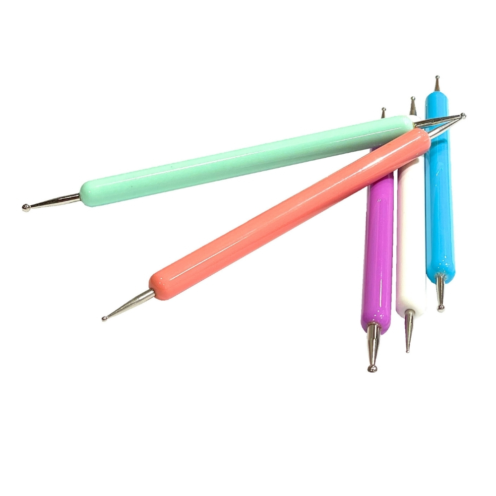 Vera Sanat Metal İğne Perdah Seti 5li Akrilik Sap