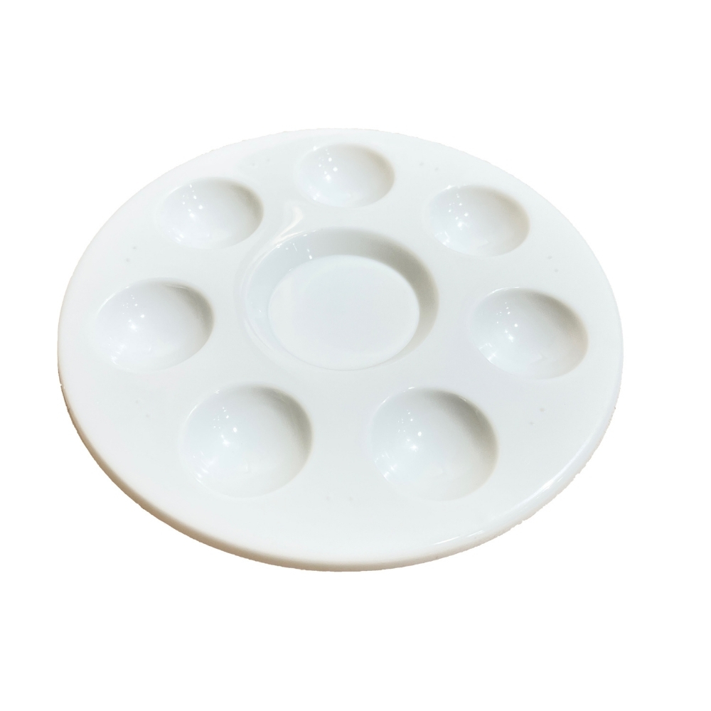 Vera Sanat Sert Plastik Palet 7+1 Godeli 12 cm