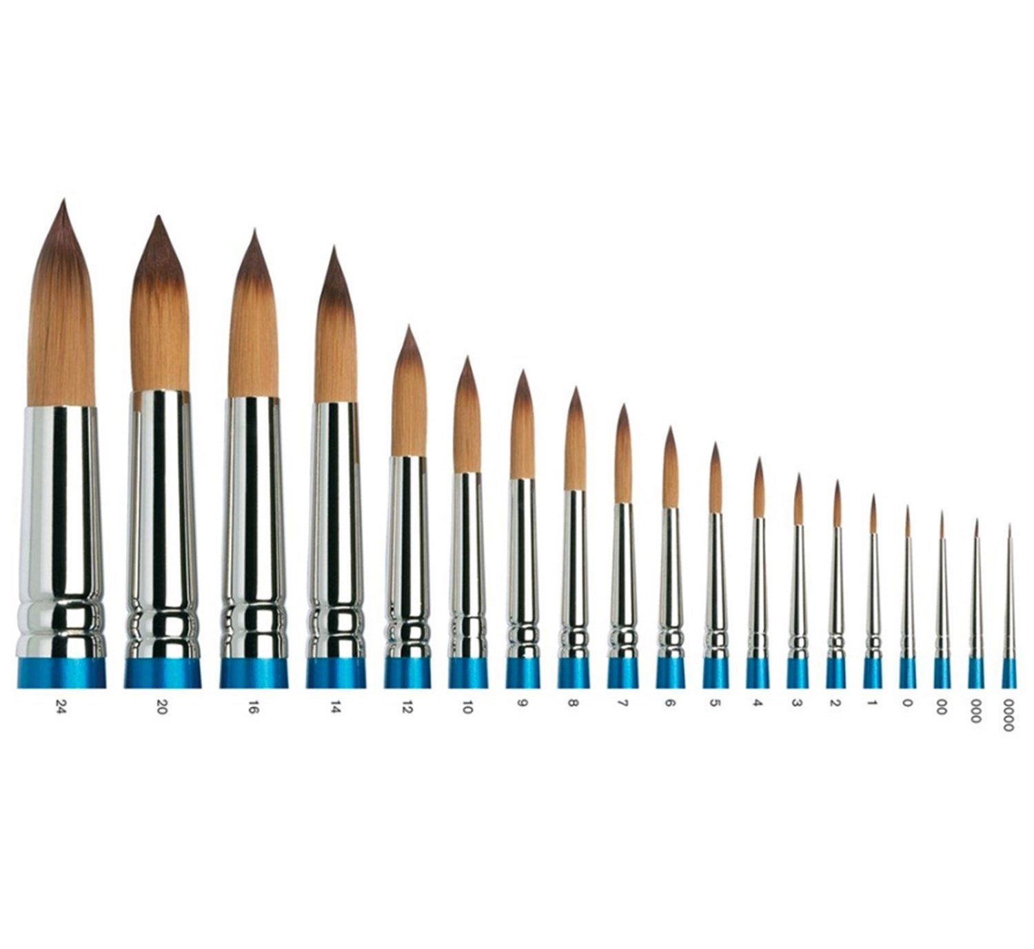 Winsor Newton Cotman Seri 111 Sentetik Kıllı Yuvarlak Sulu Boya Fırçaları
