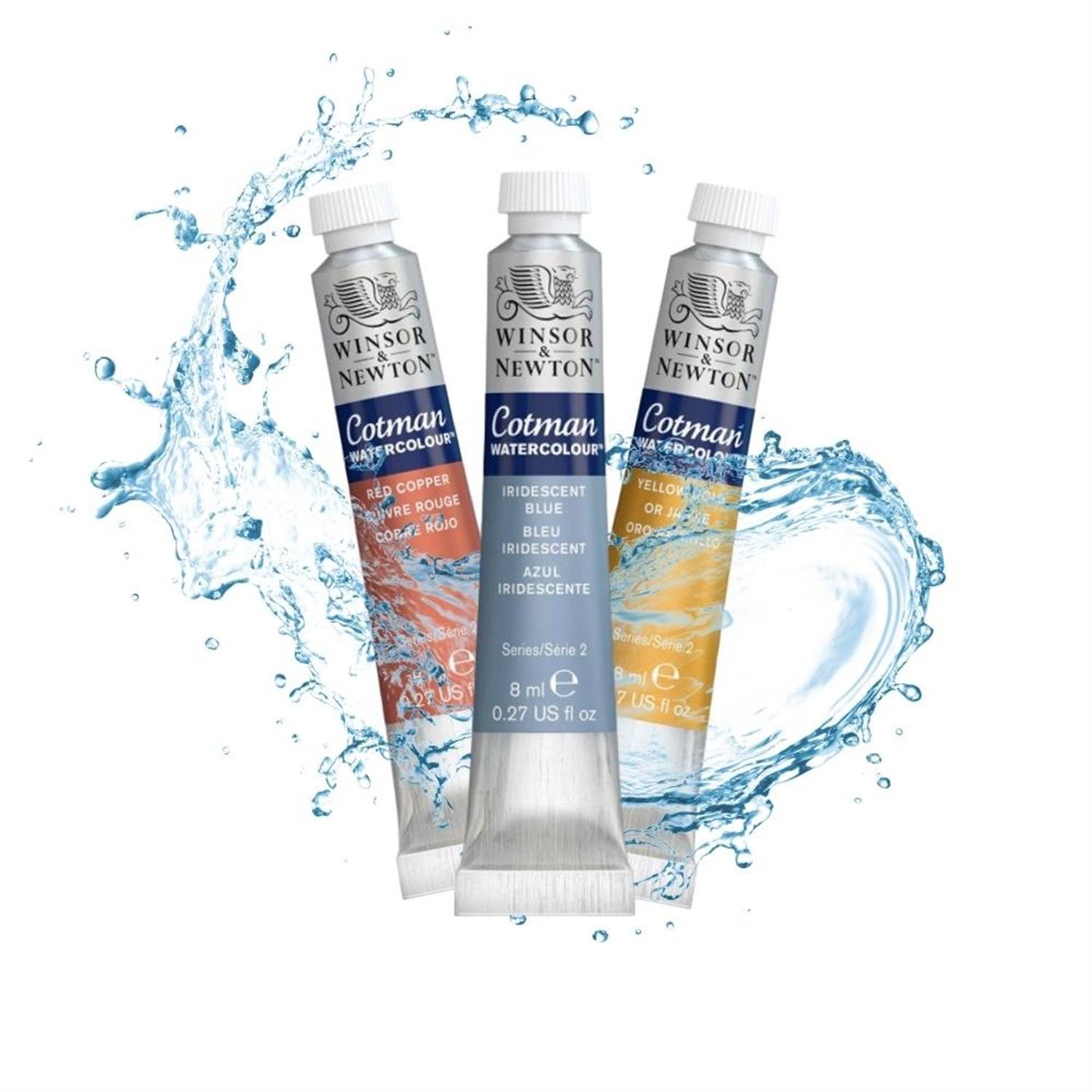 Winsor Newton Cotman Tüp Yaldız Sulu Boyalar 8 ml