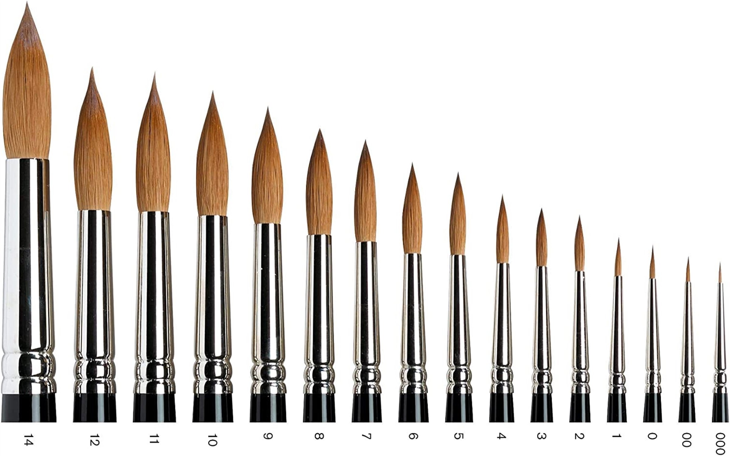Winsor Newton Kolinsky Samur 7 Serisi Fırça No:000