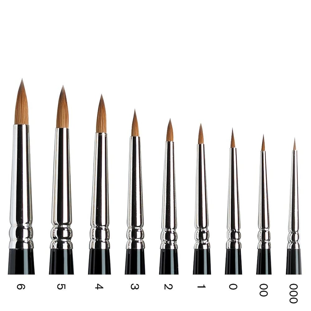 Winsor Newton Kolinsky Samur 7 Serisi Miniature Fırçalar