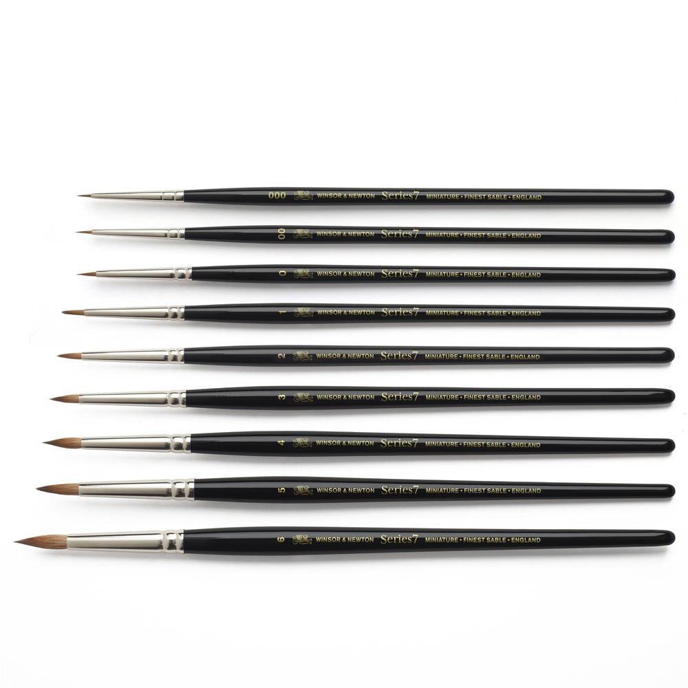 Winsor Newton Kolinsky Samur 7 Serisi Miniature Fırçalar