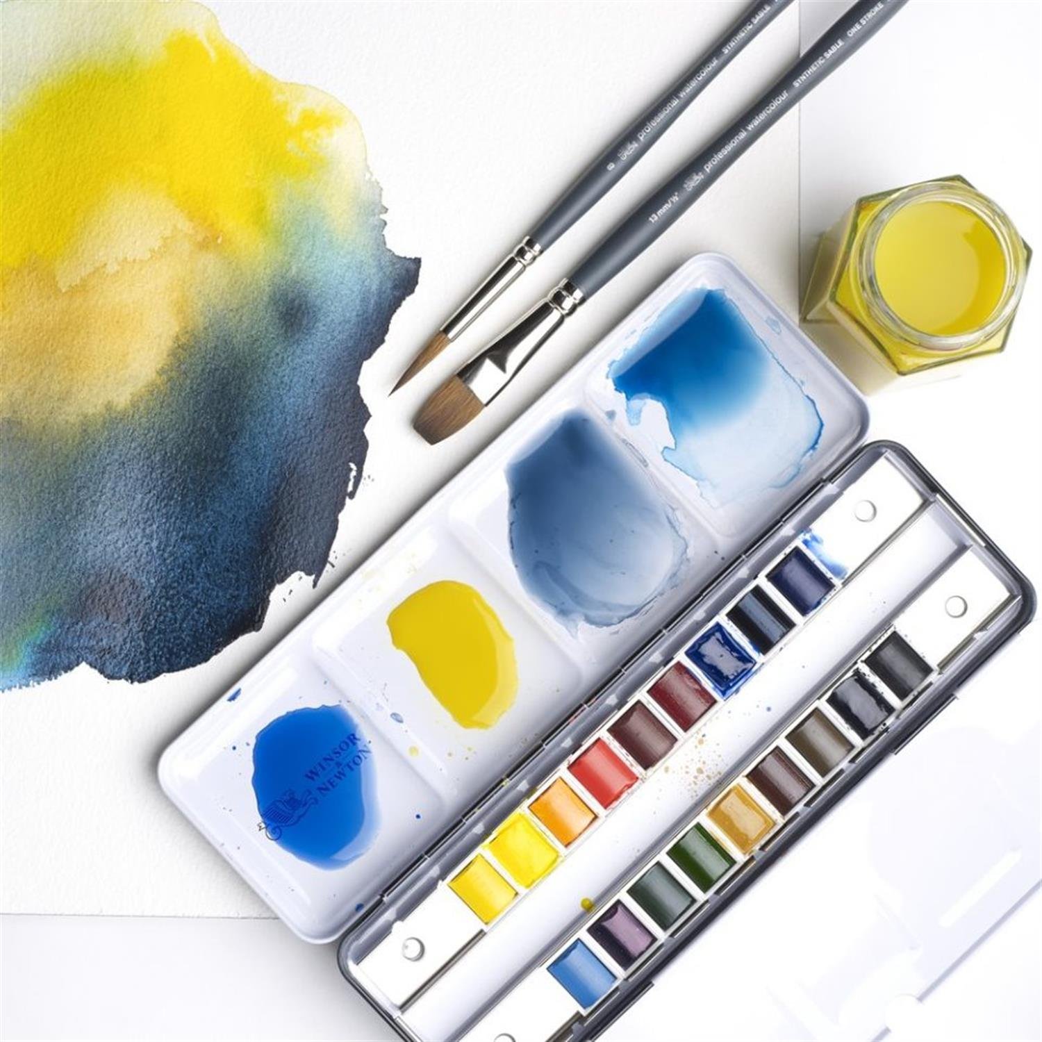 Winsor Newton Sentetik Samur Sulu Boya Fırçaları