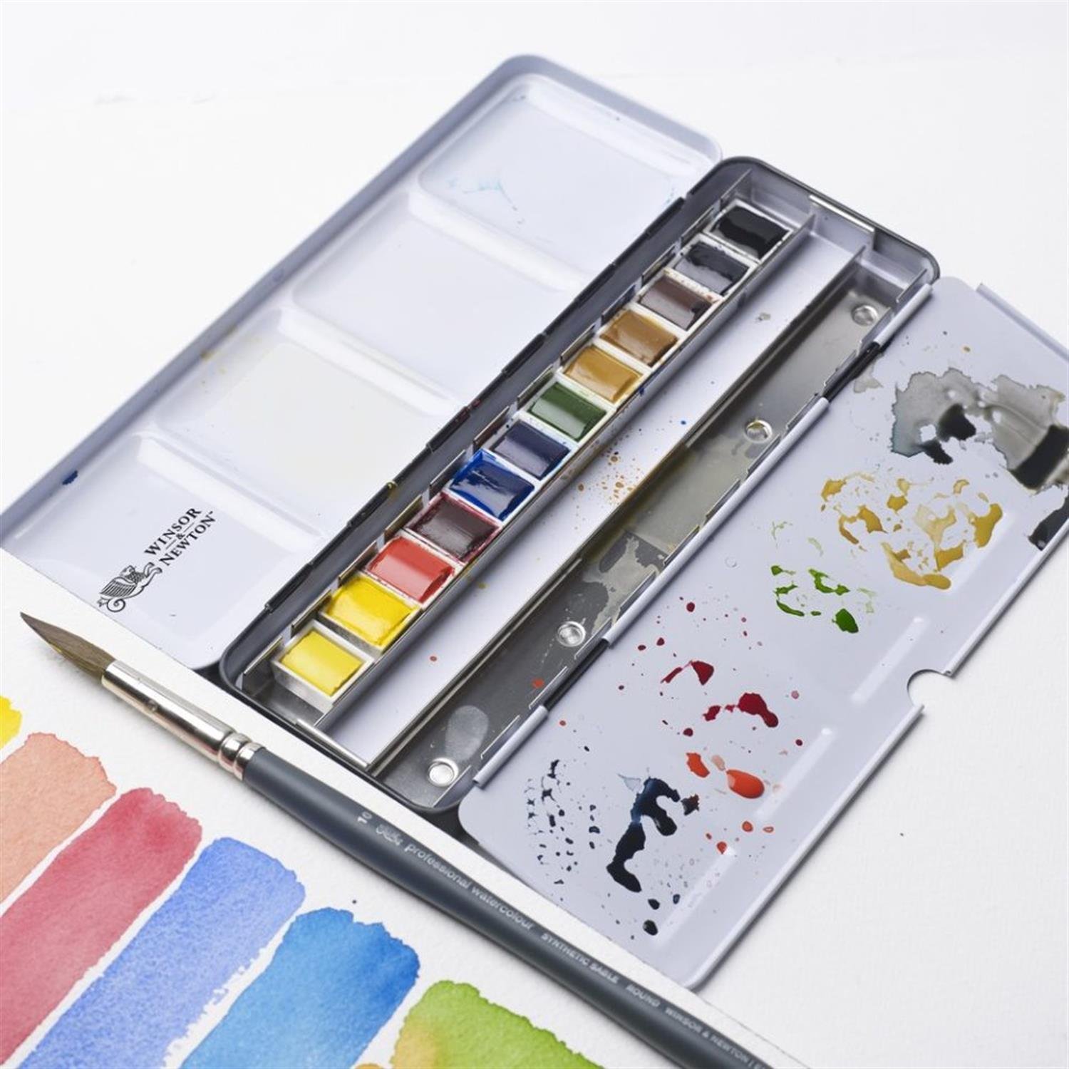 Winsor Newton Sentetik Samur Sulu Boya Fırçaları