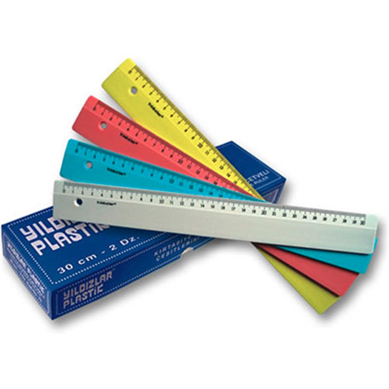 Yıldızlar Colored Ruler 30 cm