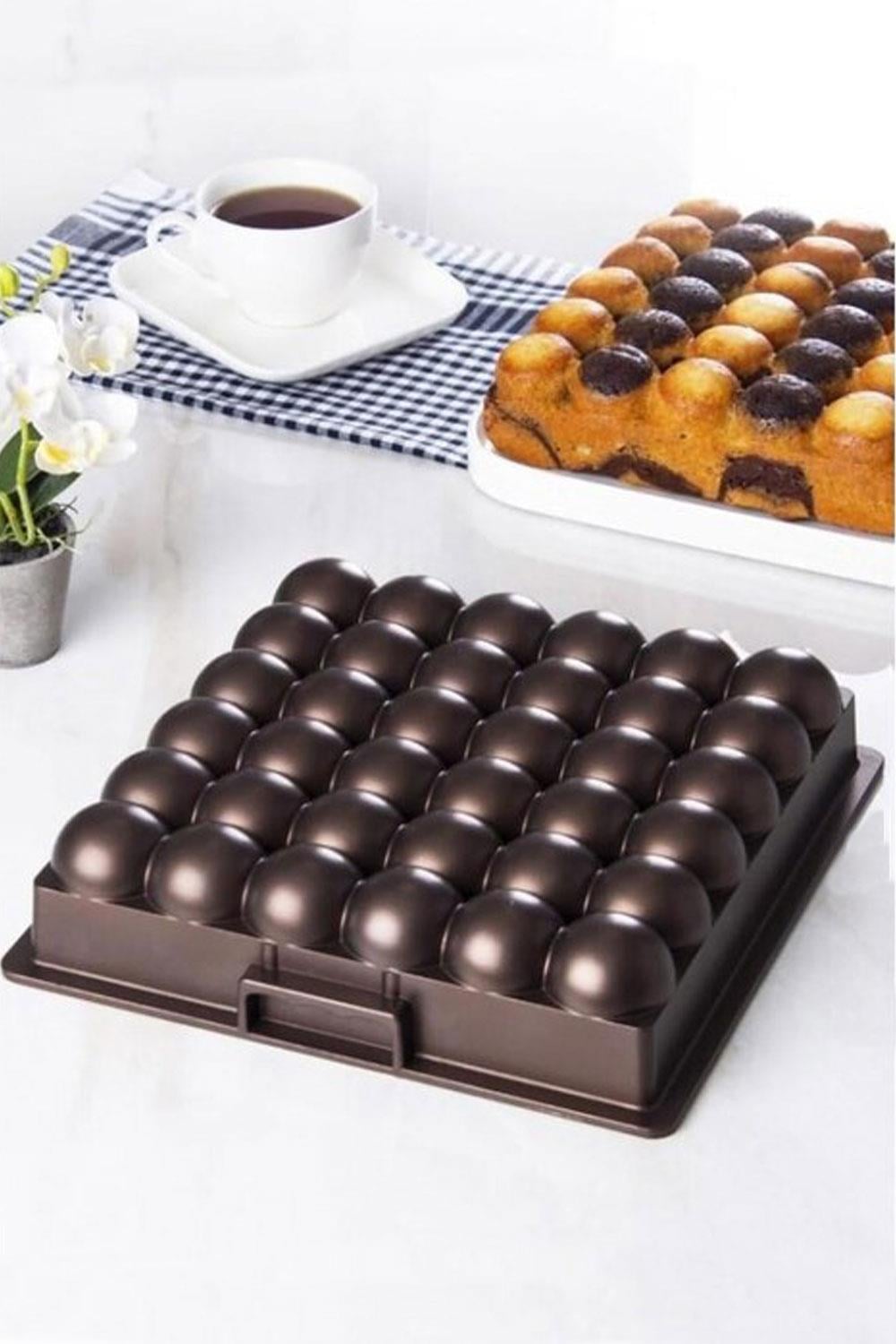 Acar Atom Granit Kare Kek Kalıbı 28x6 cm