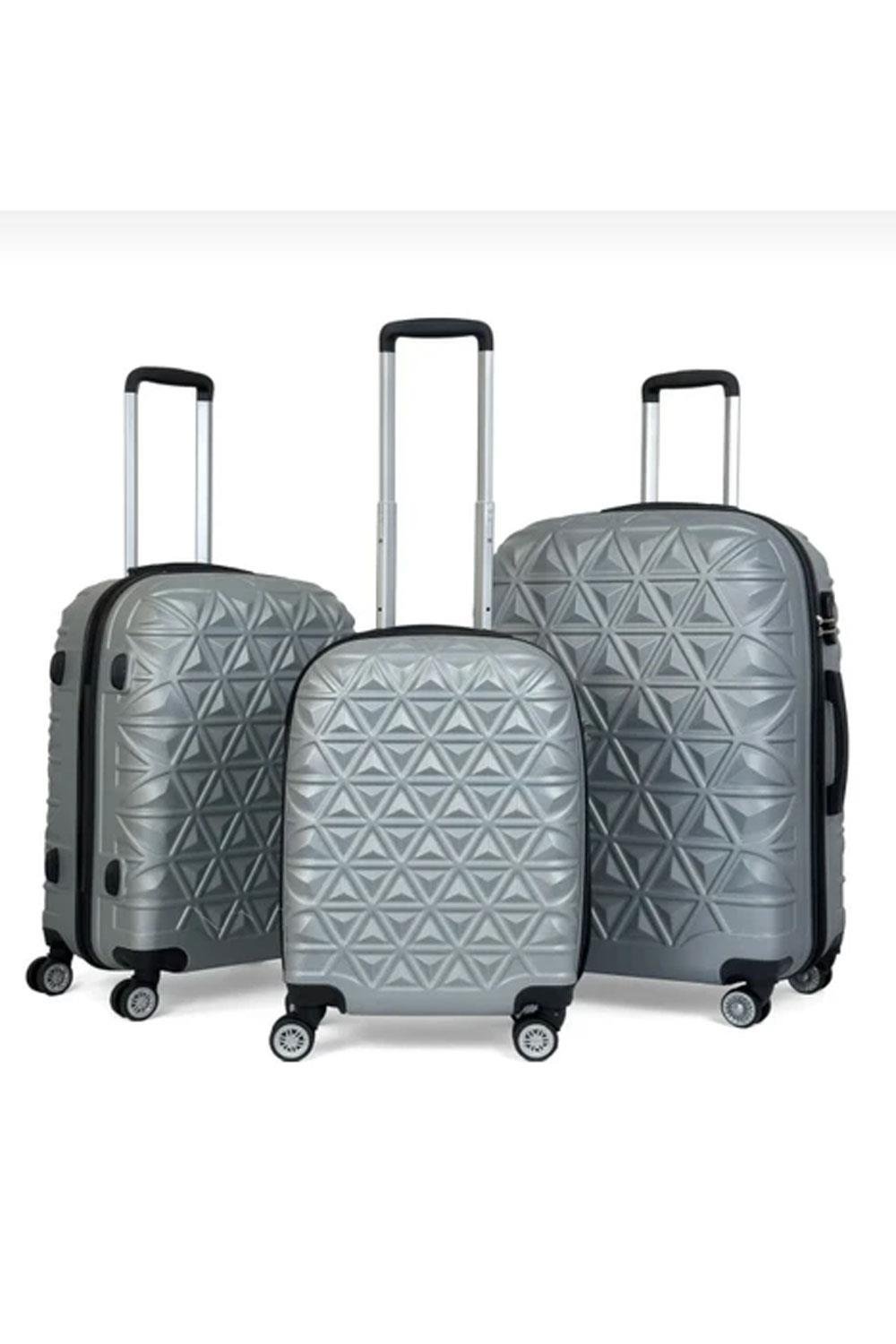 Çelikay Orta Büyük ve Küçük  Boy 3'lü Valiz Seti