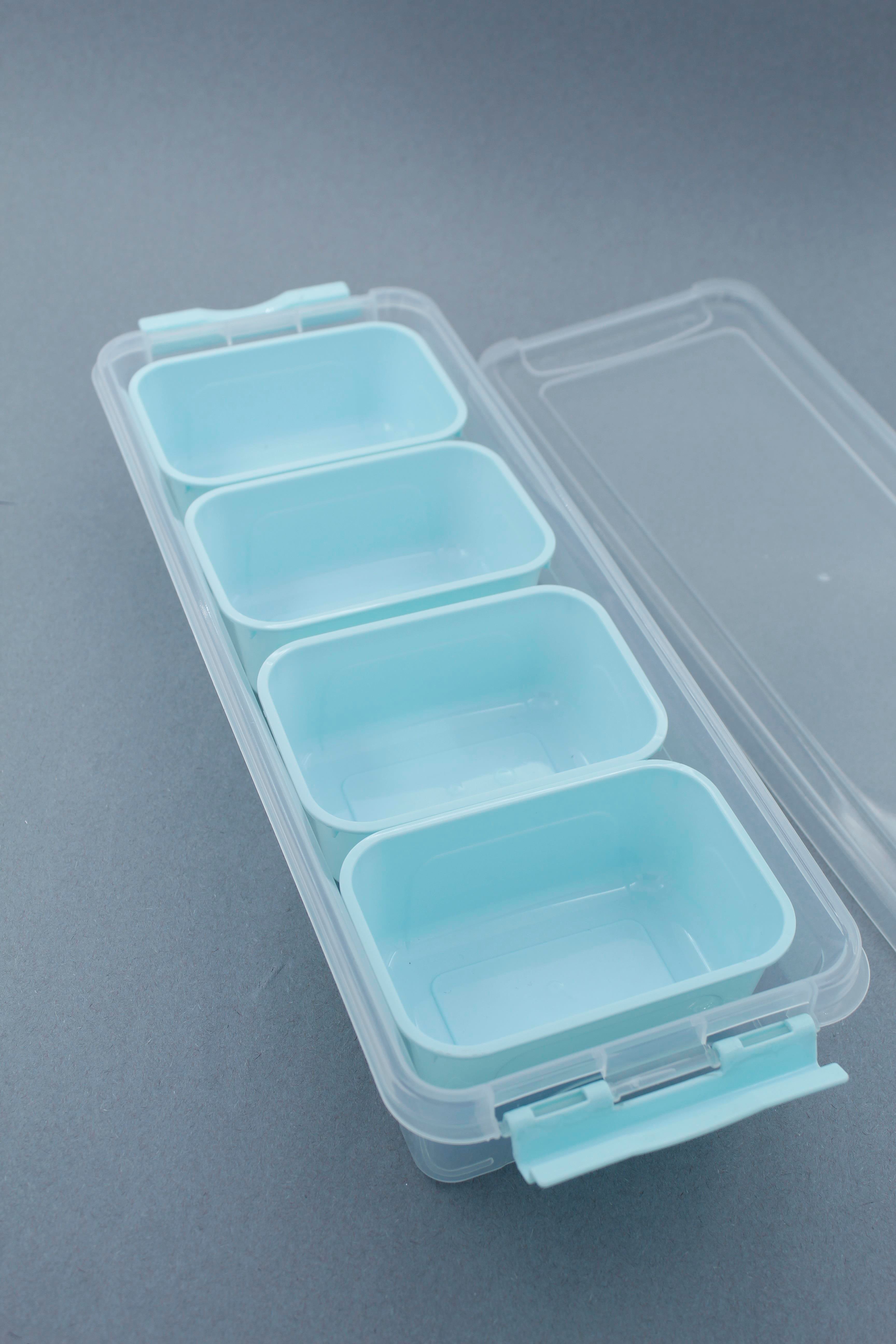 みぽりん　No.4&No.T2 No.19&テリアケース Çelikay I Derin 4 Bölmeli Küçük Organizer