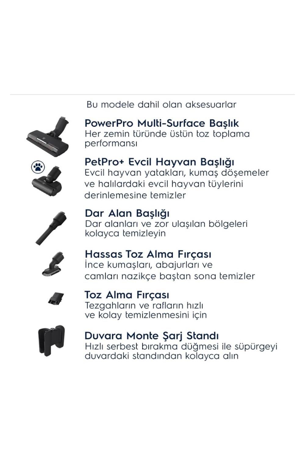 Electrolux EP71AB14UG Animal 700 Serisi Hafif ve Güçlü Dikey Şarjlı Süpürge