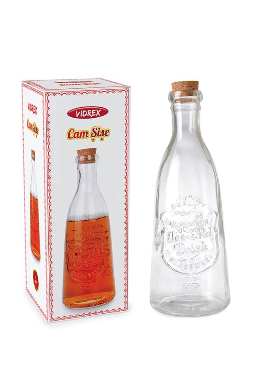İpek Mantar Kapaklı Şişe - 1,3 lt