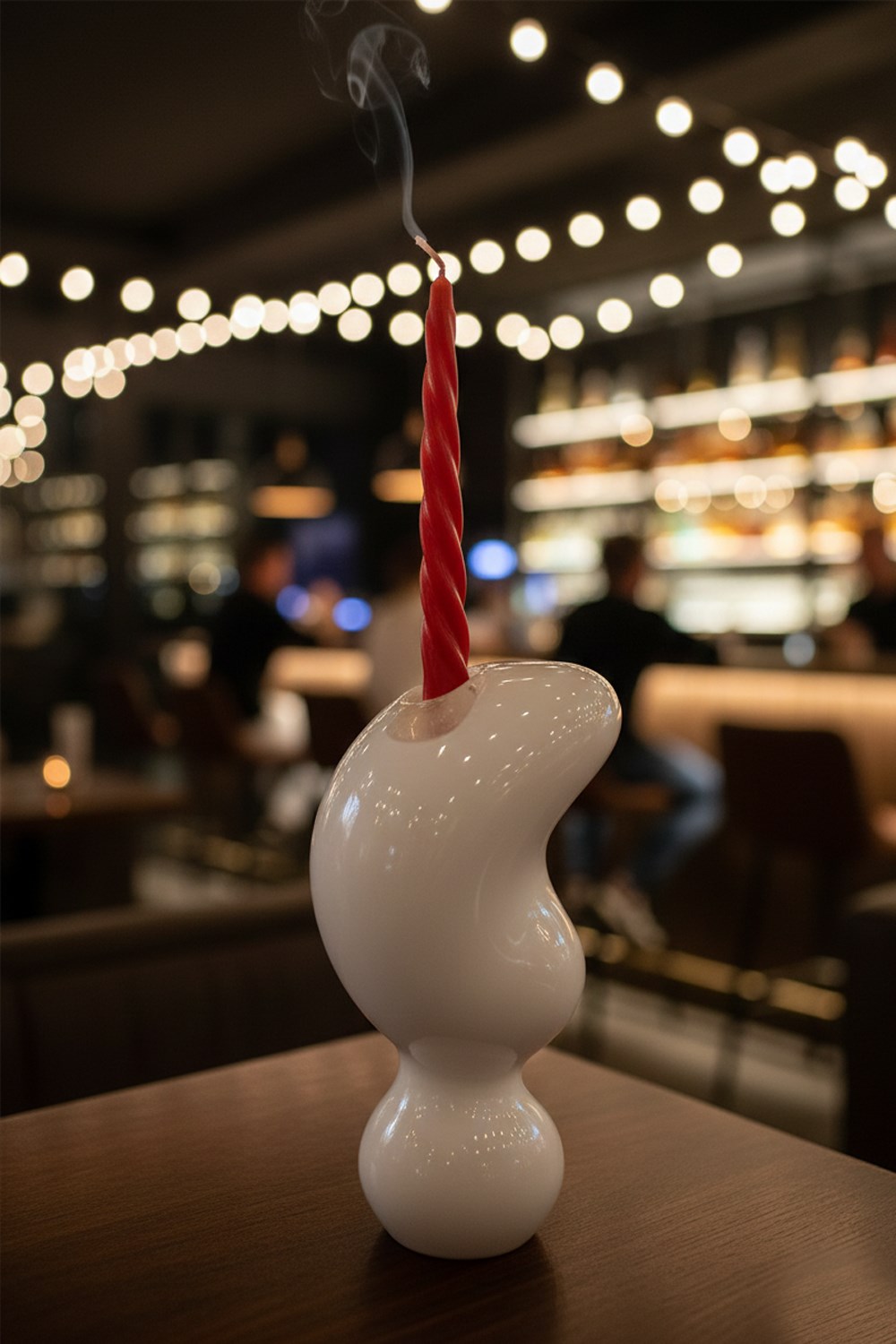 Paşabaçe Denizlicam El İmalatı Kristal  Ghost Mumluk 610489 16988