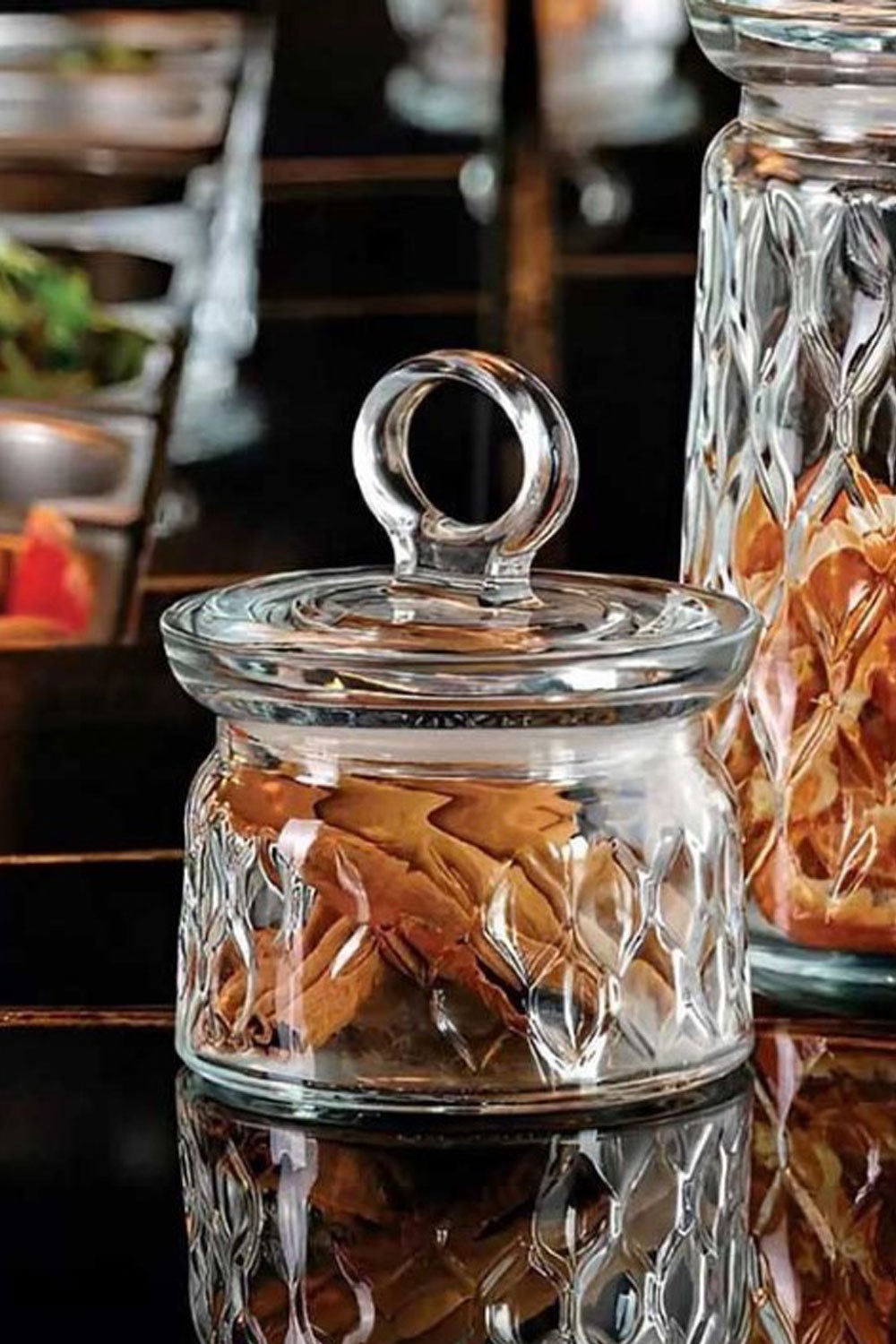 Paşabahçe 6 Lı Leafy Kavanoz Takımı 950117 380 cc