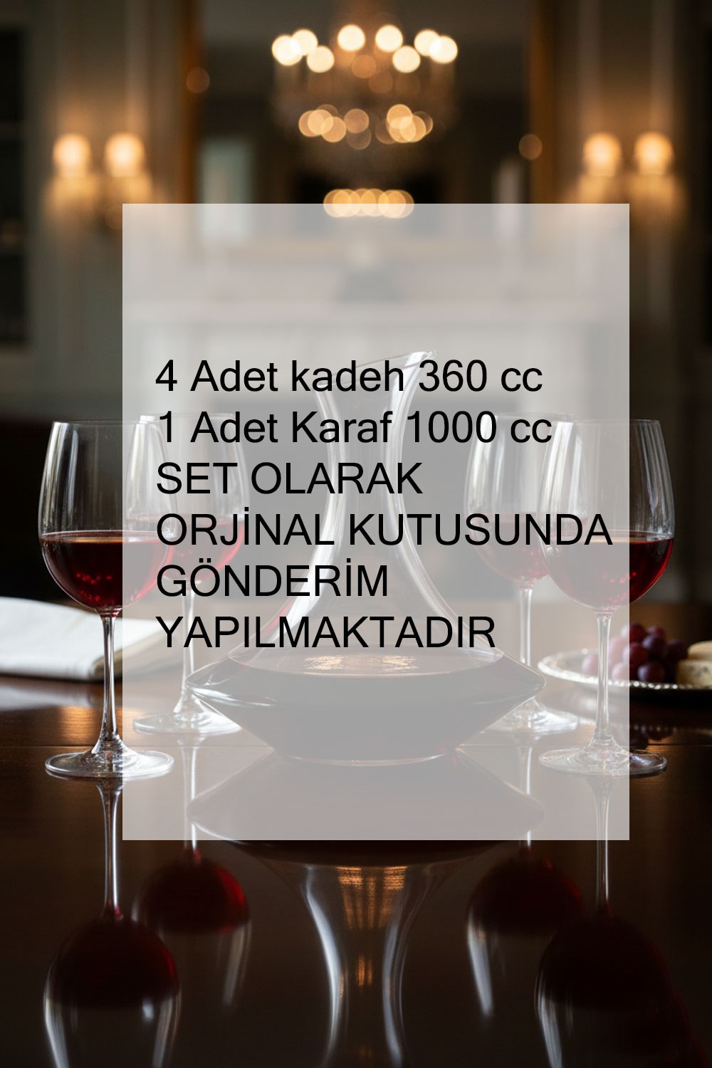 Paşabahçe Cristaline Karaf ve Kadeh Seti 1055078 93131