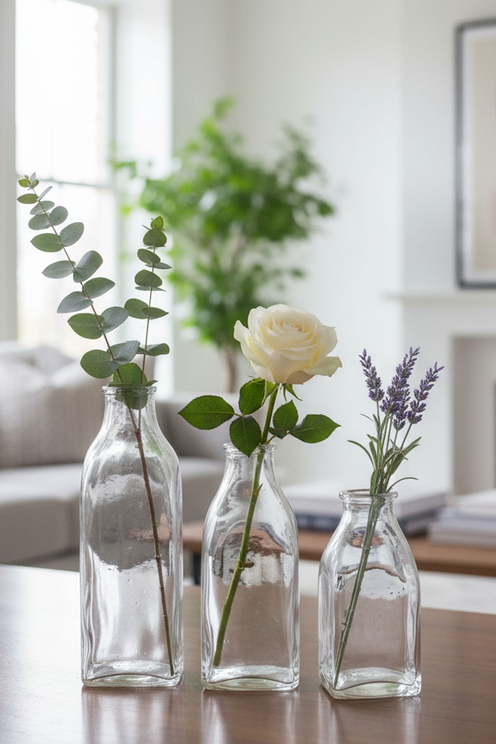 Paşabahçe El İmalatı Kristal 3 Lü Vazo Takımı 91086