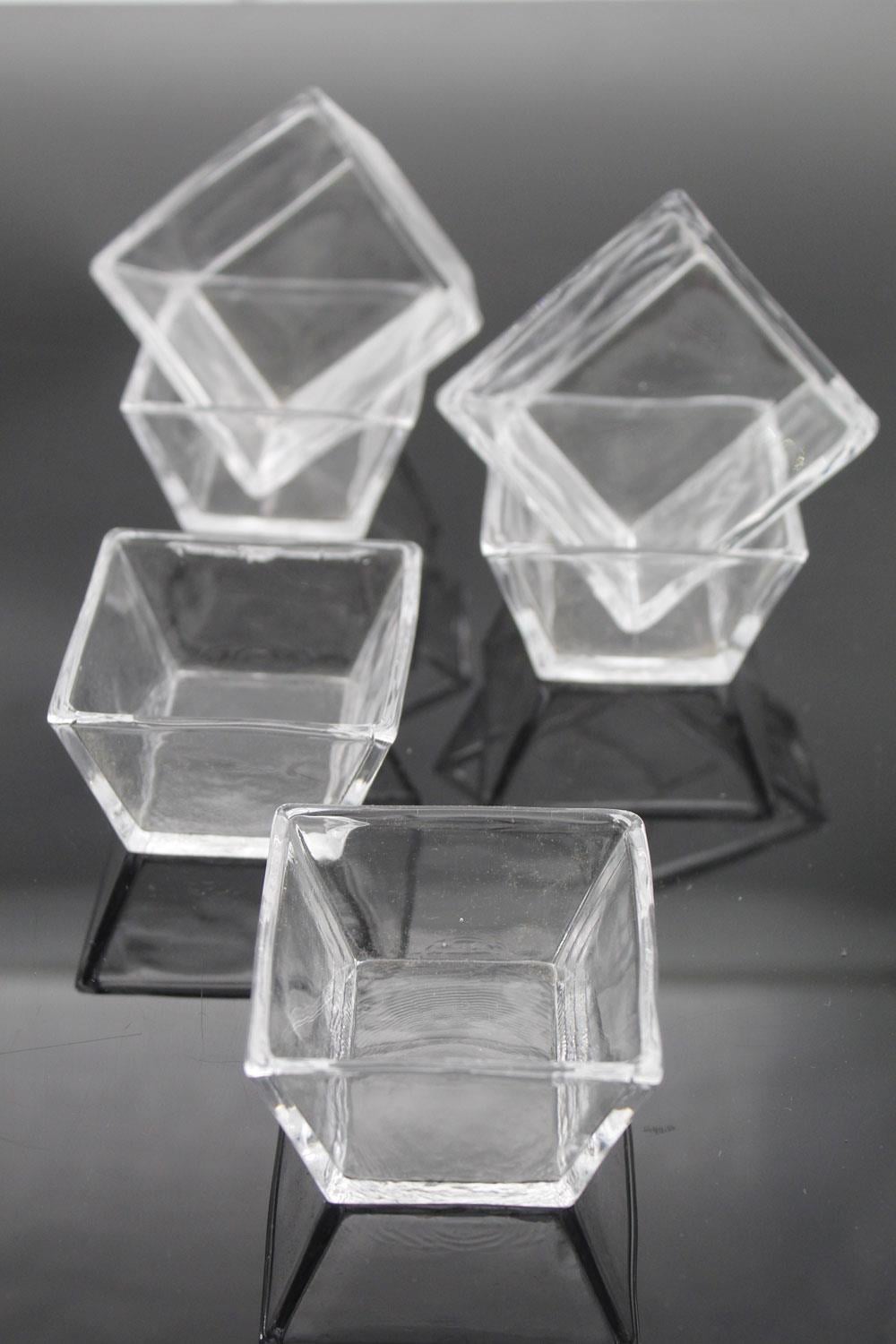 Paşabahçe El İmalatı Kristal 6 Lı Mini Kase Sosluk 6x6 Cm
