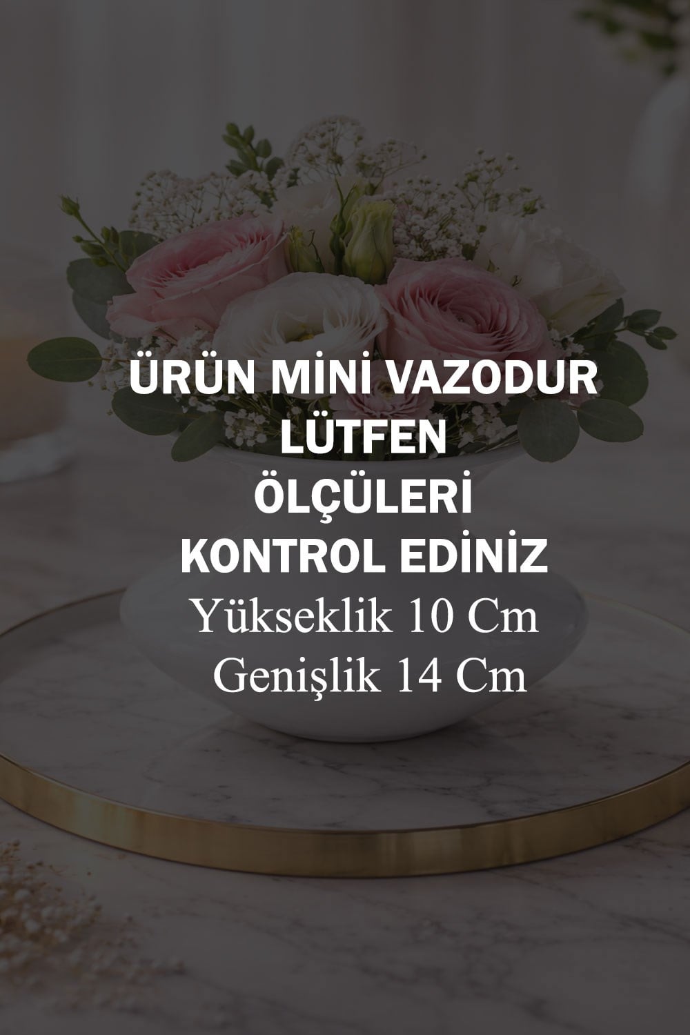 Paşabahçe El İmalatı Kristal Opal Minil Vazo 495666 13520