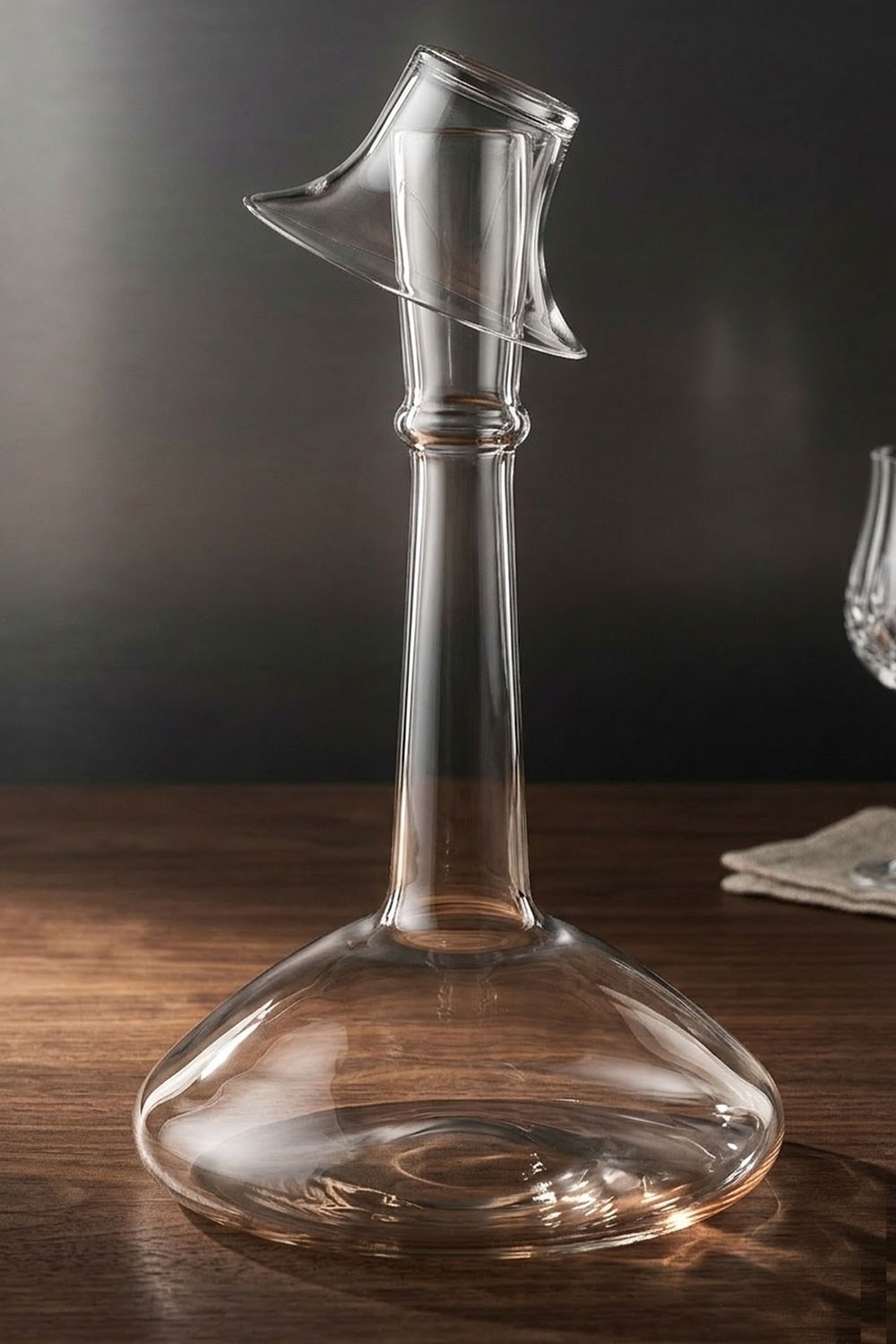 Paşabahçe El İmalatı Kristal Şapkalı 2 Parça Karaf Takımı 90835