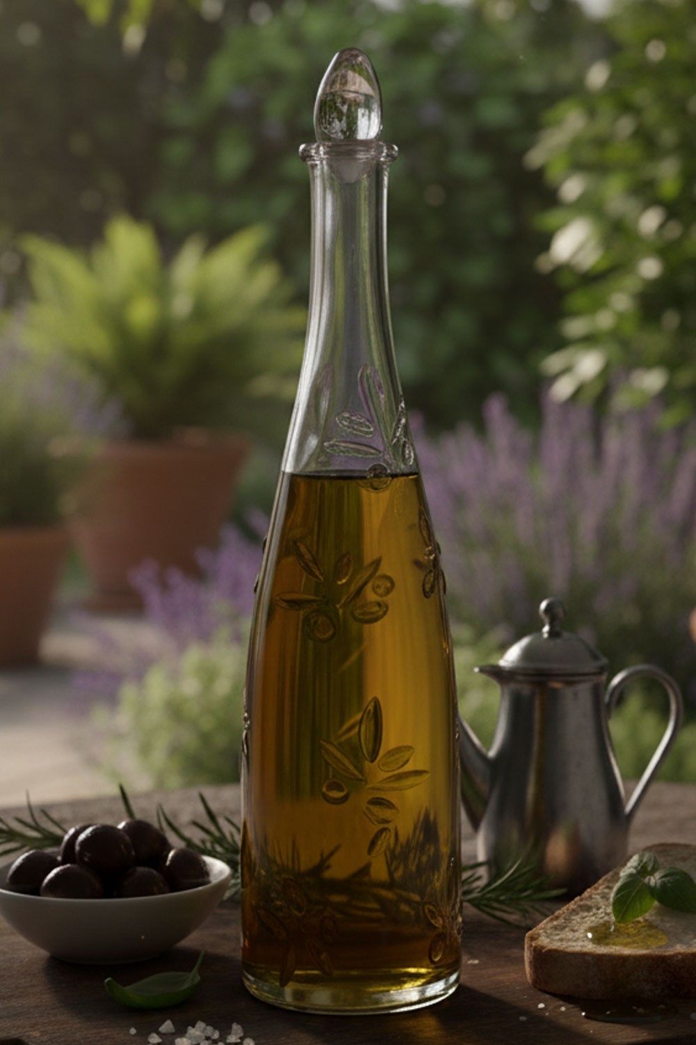 Paşabahçe El İmalatı Kristal Yağ Şişesi 850 ml 1027970 92392