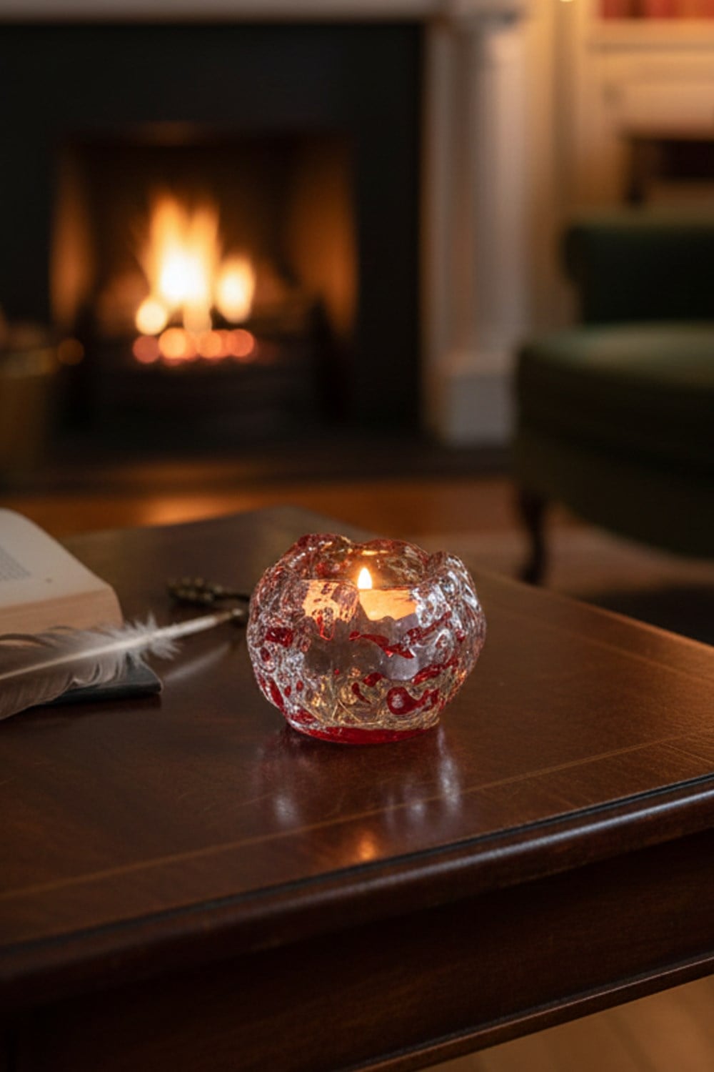 Paşabahçe El İmalatı Tealight Mumluk İçi Renkli 1 Adet 25266
