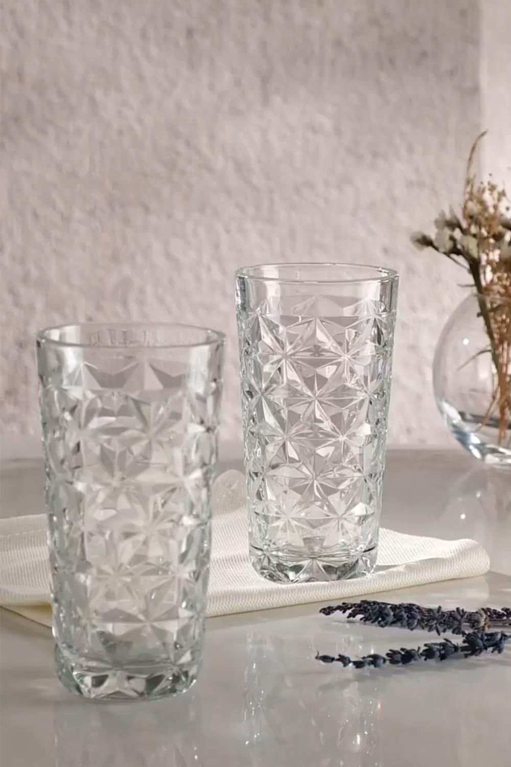 Paşabahçe Esteralla 4 Lü  Uzun Meşrubat Bardak 360 cc 520605