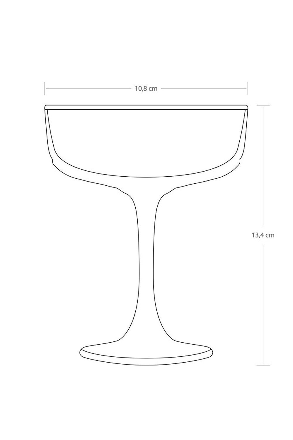 Paşabahçe Estrella 4'lü Martini Kokteyl Kadeh 1204339 440454 235 cc