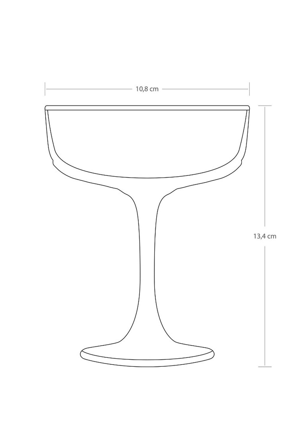 Paşabahçe Estrella 4'lü Martini Kokteyl Kadeh 1204339 440454 235 cc