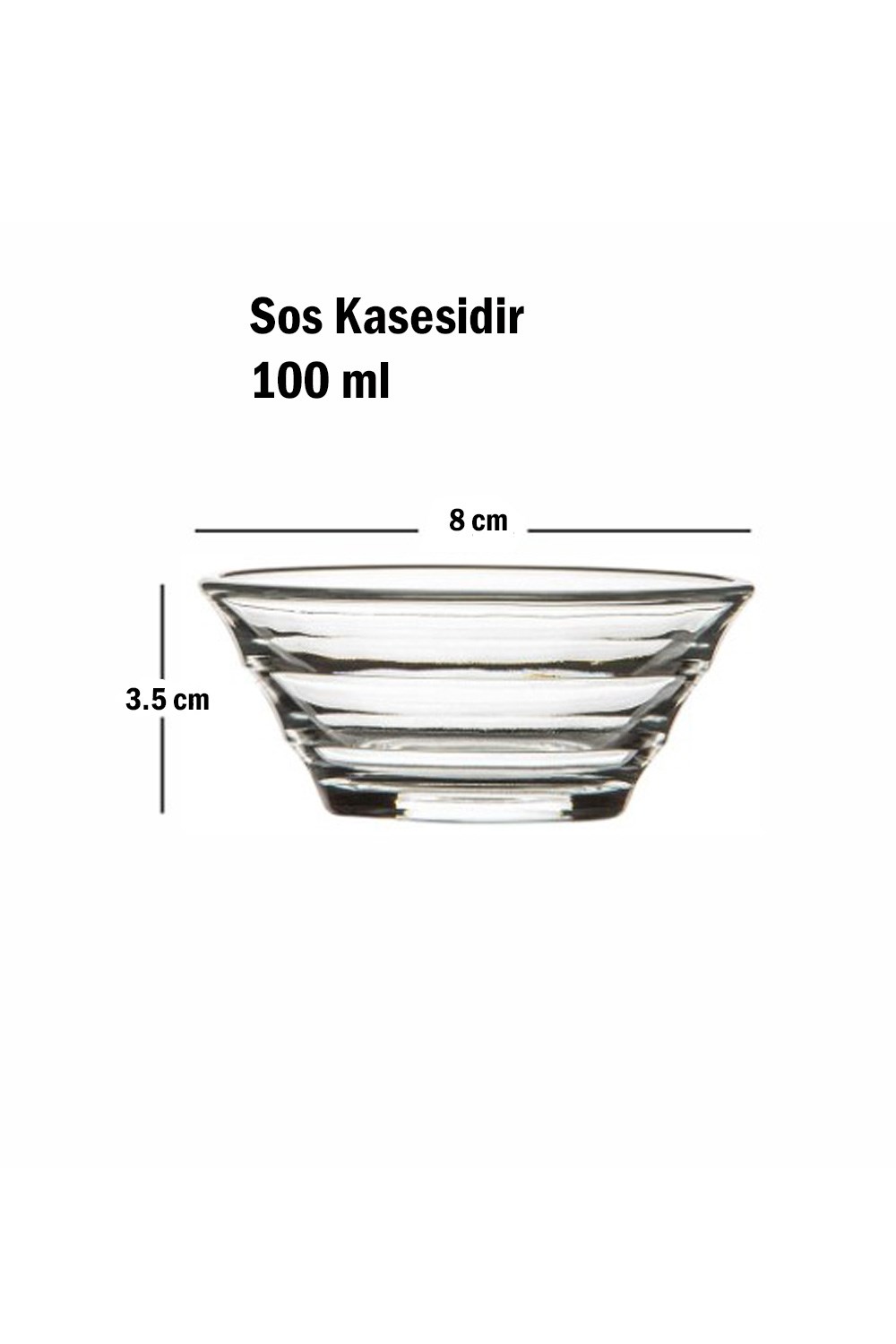 Paşabahçe Gastrobuotıque 6'lı Sosluk 53932 1072078 100 ml