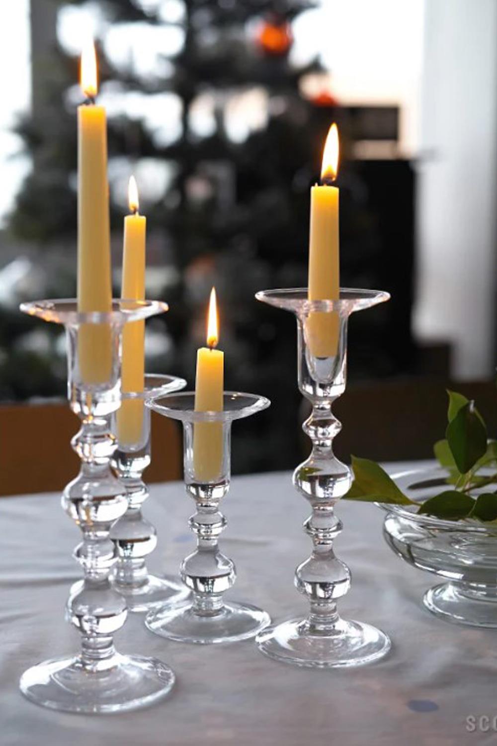 Paşabahçe Kristal El İmalatı Dekoratif Mumluk 1 Adet 31667 MUM DAHİL DEĞİLDİR