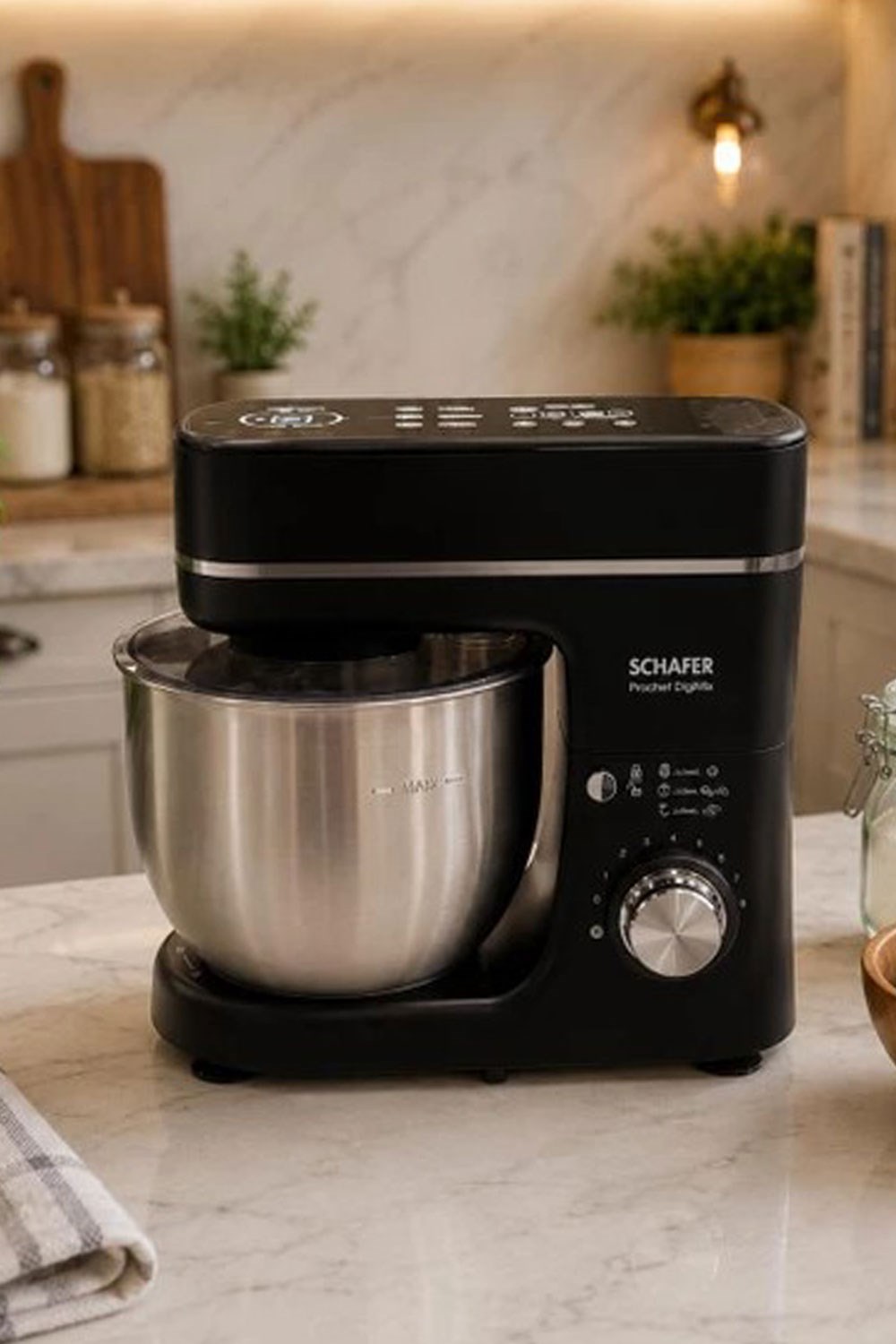 Schafer Prochef DigiMix Dijital Stand Mikser 5 L-Siyah