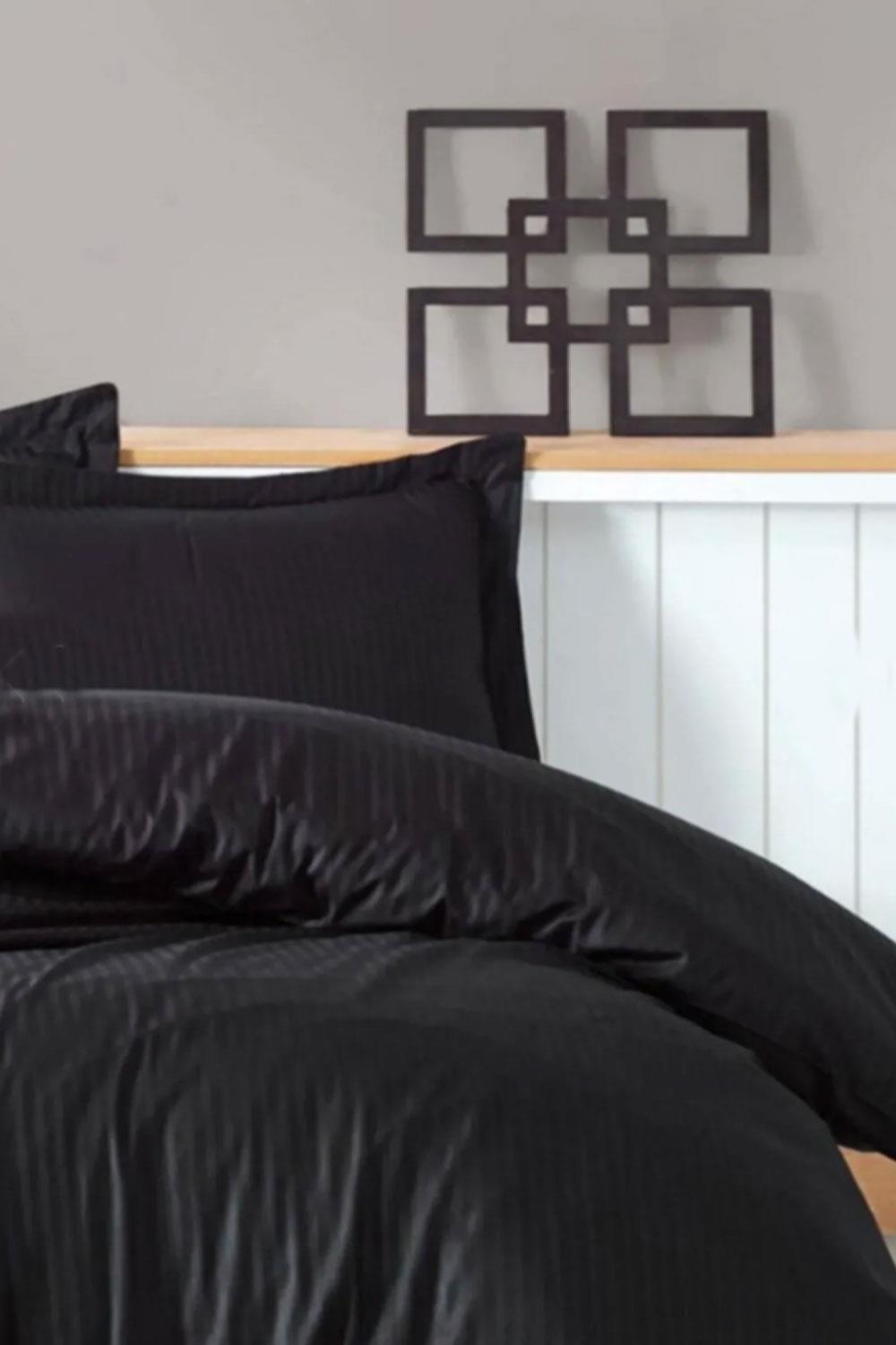 Taç Premium Basic Çift Kişilik Nevresim Takımı Stripe 200X220 Cm