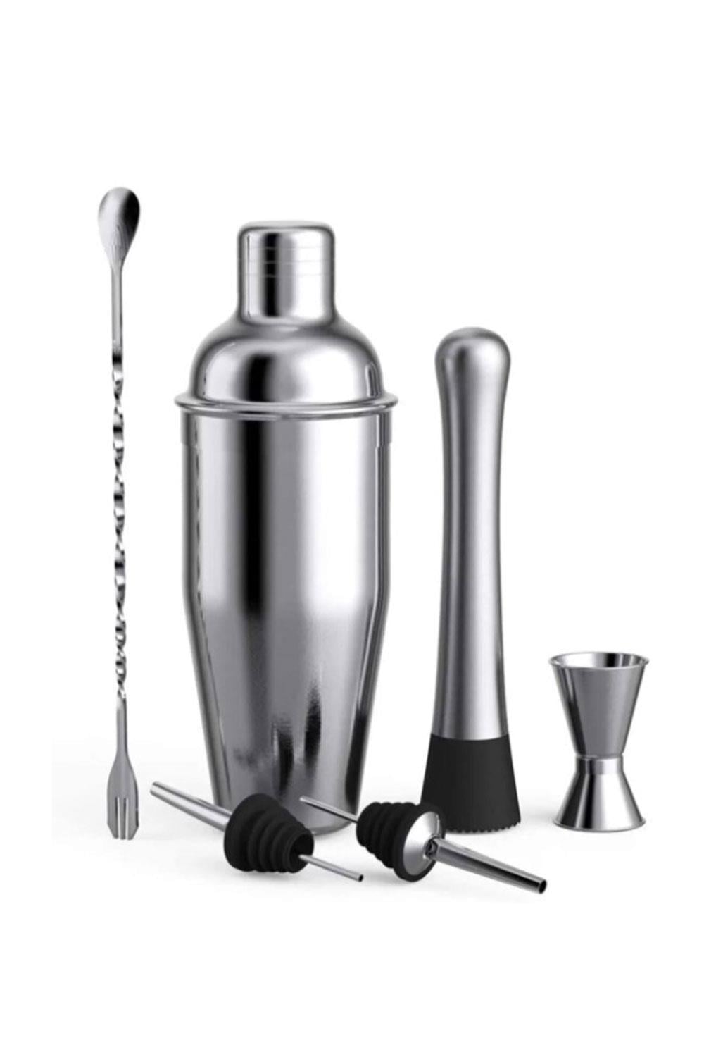 Vosco Kokteyl Hazırlama Seti, Shaker Seti, Bar Boston Shaker Set 6 Parça