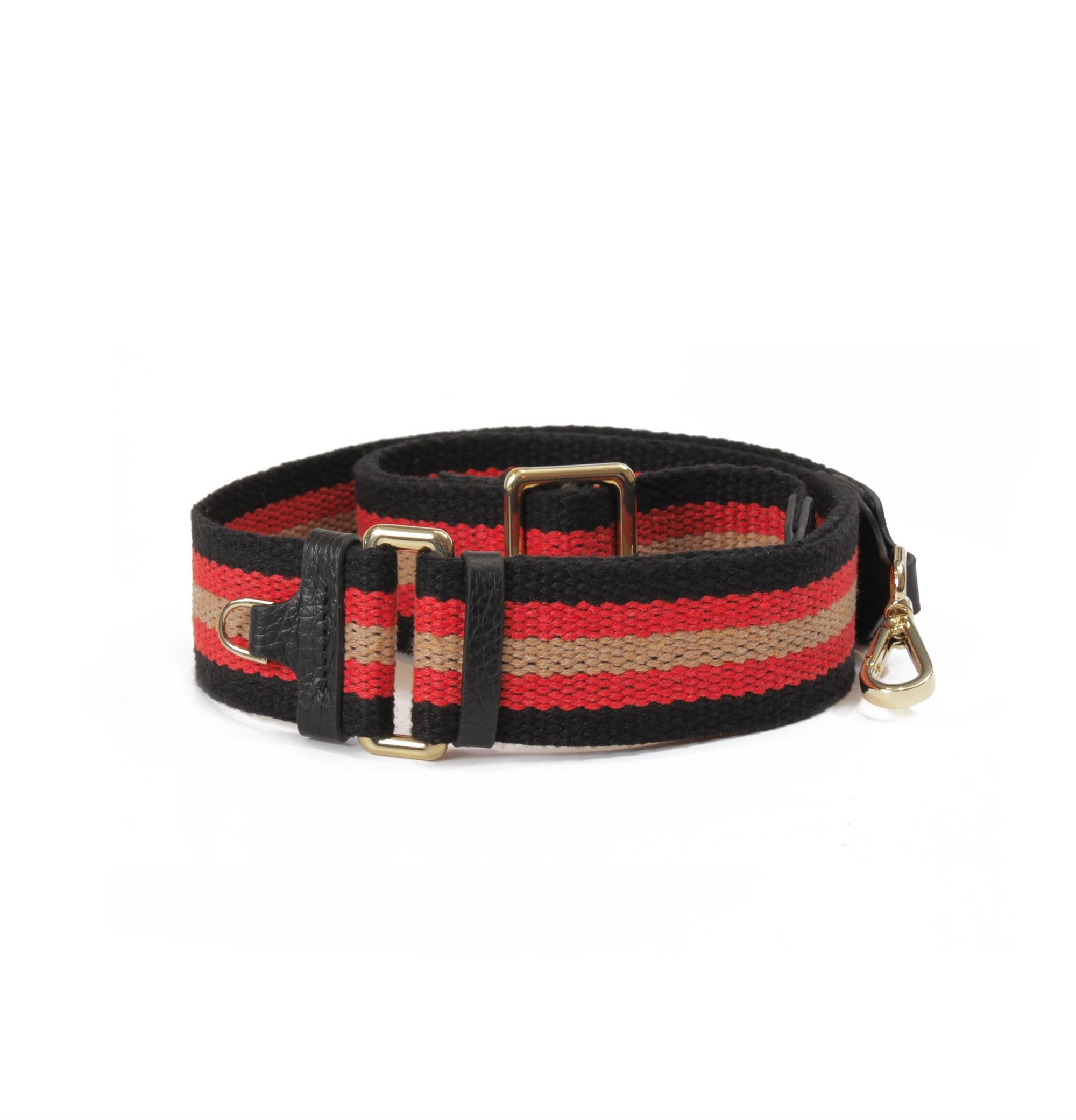 KANVAS ASKILI DERİ CROSSBODY ÇANTA SİYAH