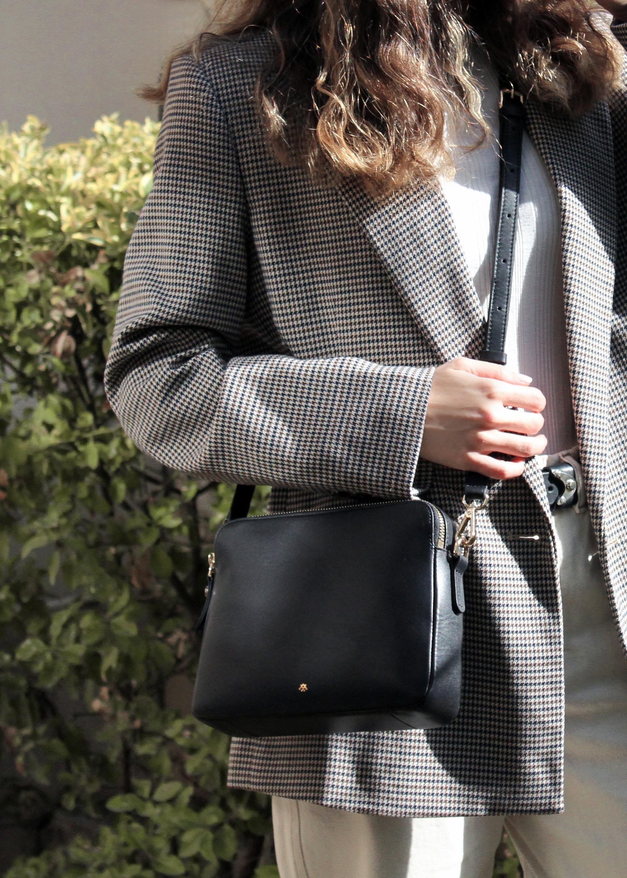SİYAH CROSSBODY DERİ ÇANTA