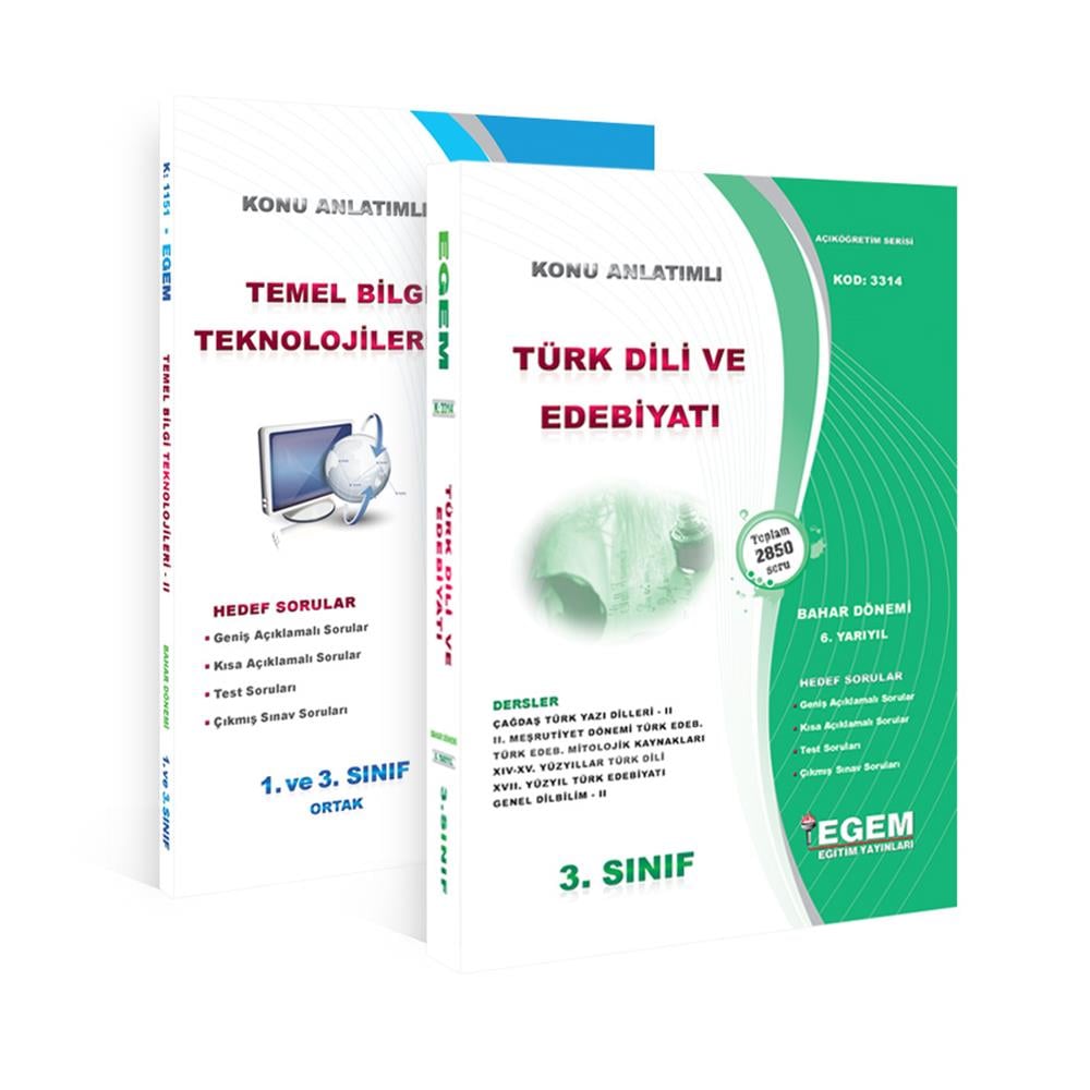3.SINIF TÜRK DİLİ ve EDEBİYATI SET(BAHAR DÖNEMİ)
