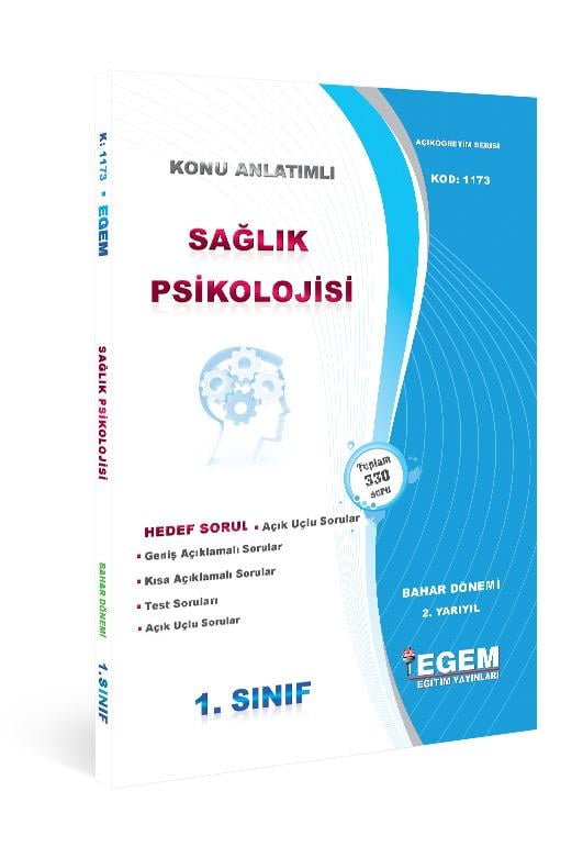 AÖF 1. SINIF SAĞLIK PSİKOLOJİSİ( II.YARIYIL)