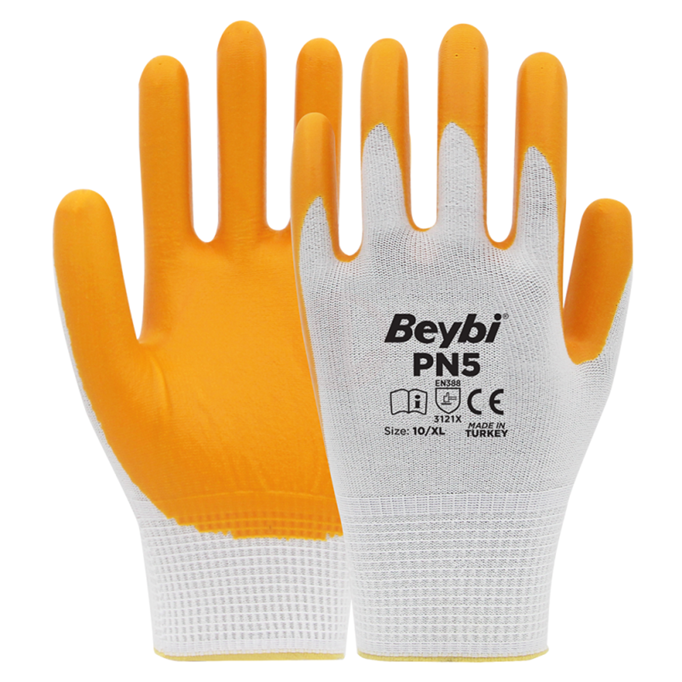 Beybi Sarı Nitril Eldiven Pn-5 (No:10)