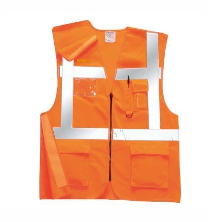 İkaz Yeleği Mühendis Turuncu