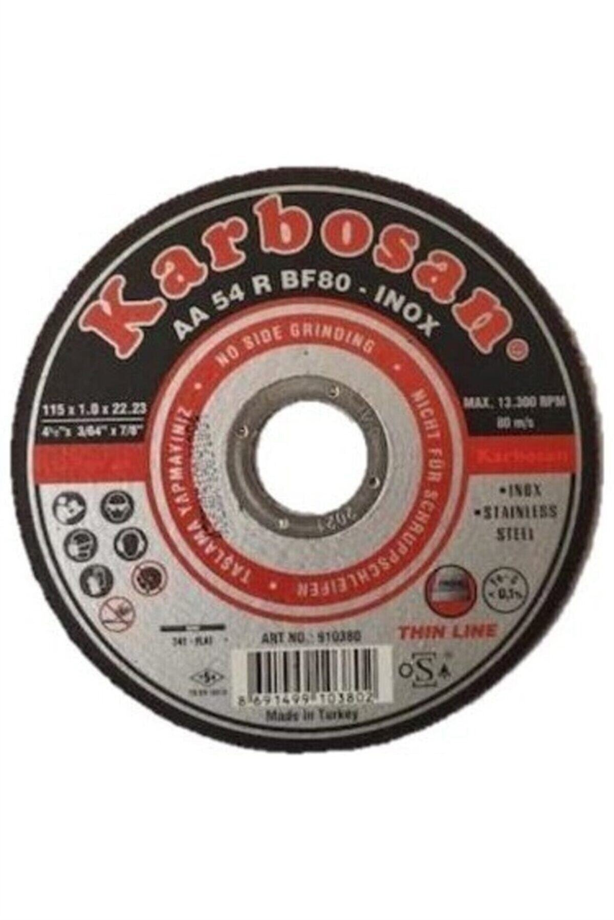 KARBOSAN İNOX THİNLİNE DÜZ 115x1.0x22