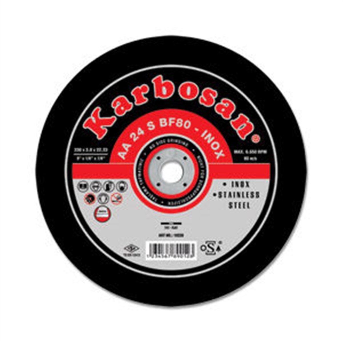 KARBOSAN İNOX THINLINE DÜZ 180x1.9x22
