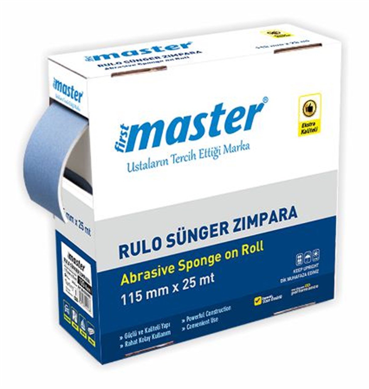 Rulo Sünger Zımpara 115mm*25mt 220 Kum (Metre)