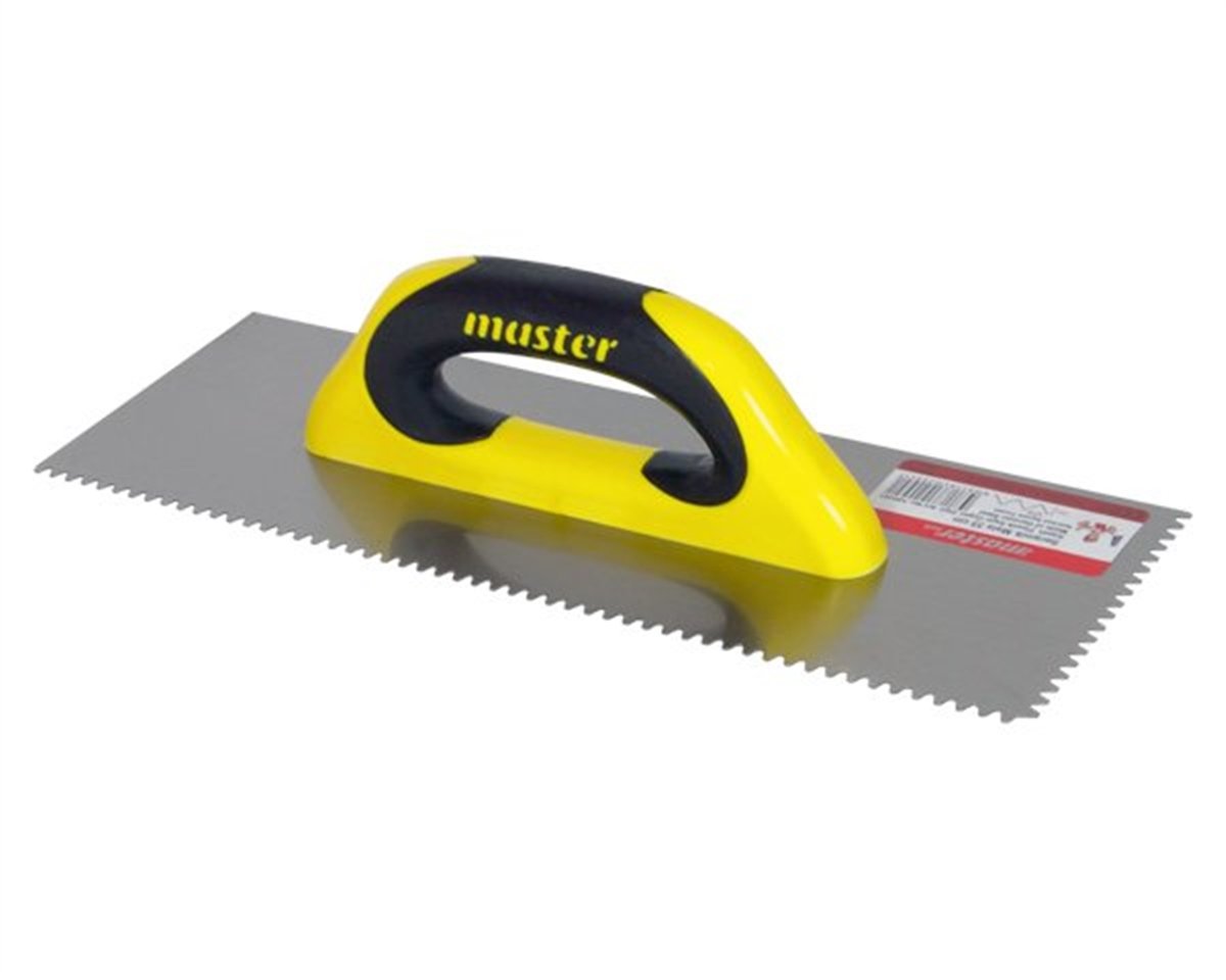 SERAMİK MALA KAPALI PLASTİK SAPLI ÜÇGEN DİŞLİ 30.CM