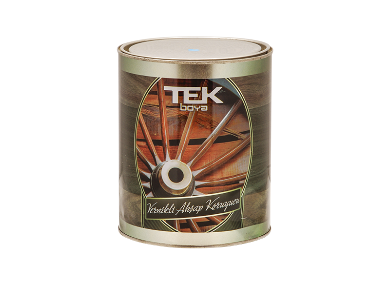 Tek Ahşap Koruyucu Vernikli Ceviz 3/1