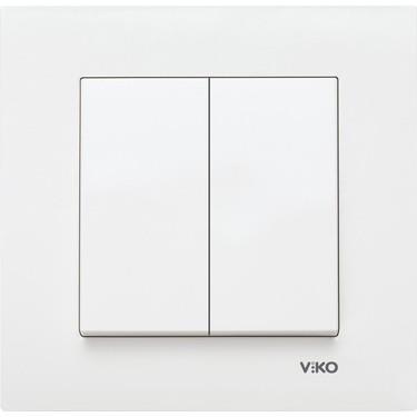 Viko Karre Beyaz Komitatör (Çerçevesiz)