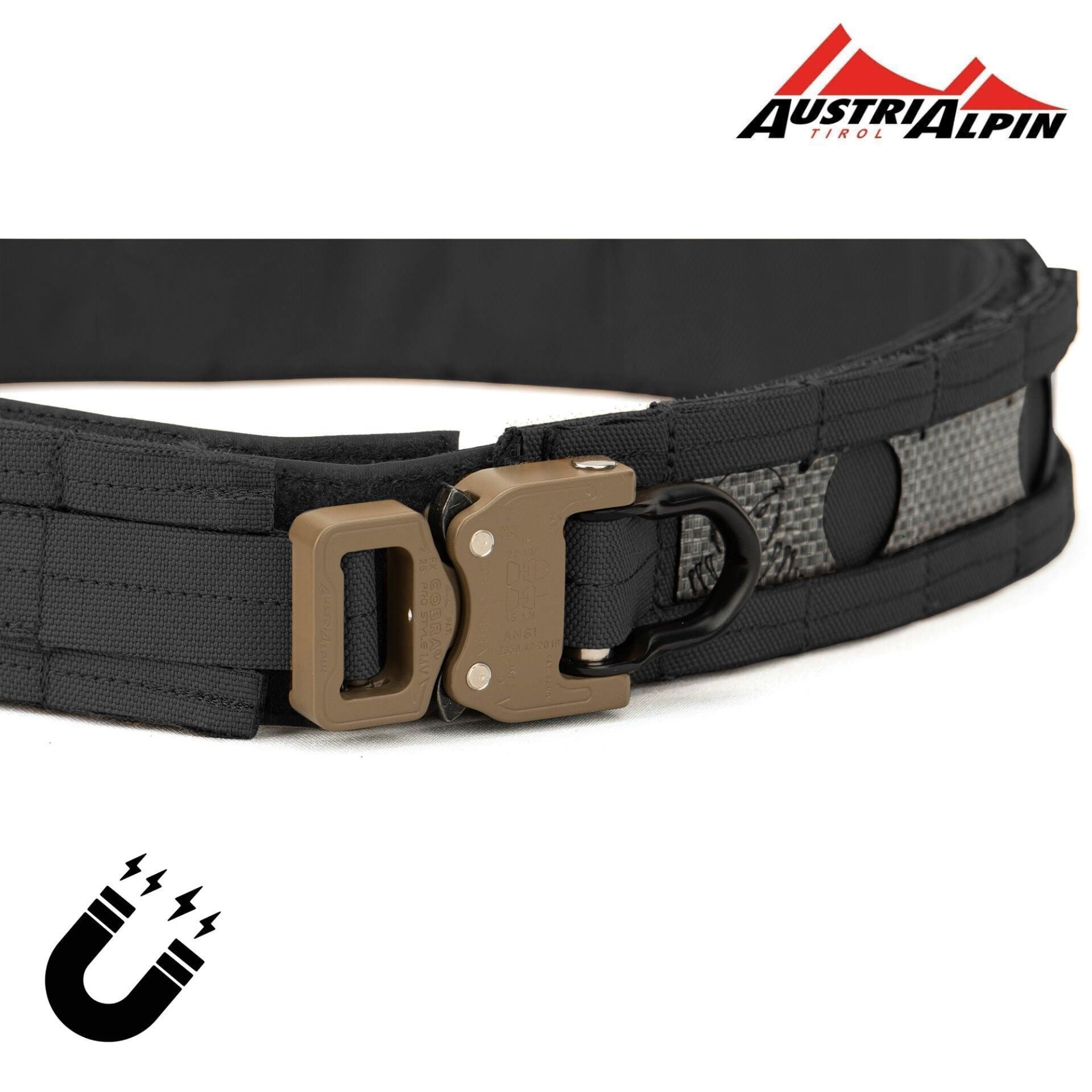 Mas Tactical® Görev Kemeri 6169 Mıknatıslı  Tegris/AustriAlpin D-Tokalı 25mm Siyah