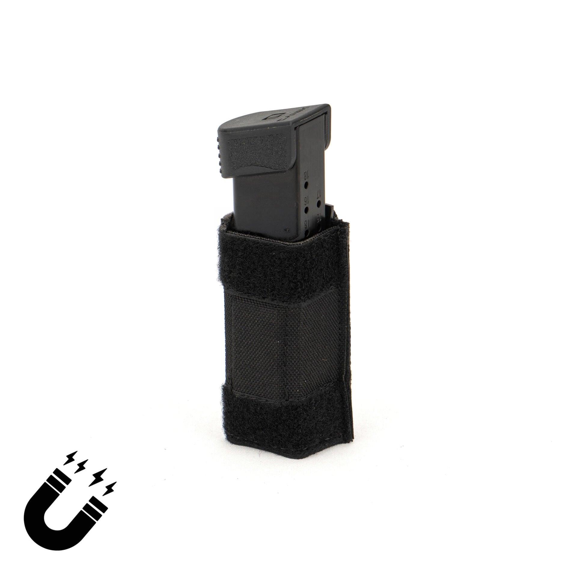 Mas Tactical® Şarjör Kılıfı 9mm Mıknatıslı Siyah
