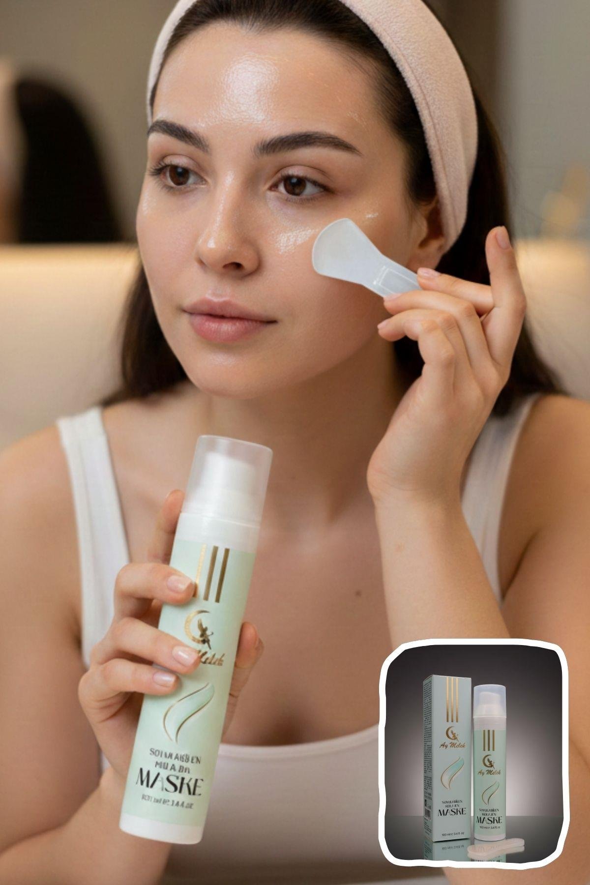  Kadın Tüm Cilt Tipleri İçin Soyulabilen Kolajen Yüz Maskesi